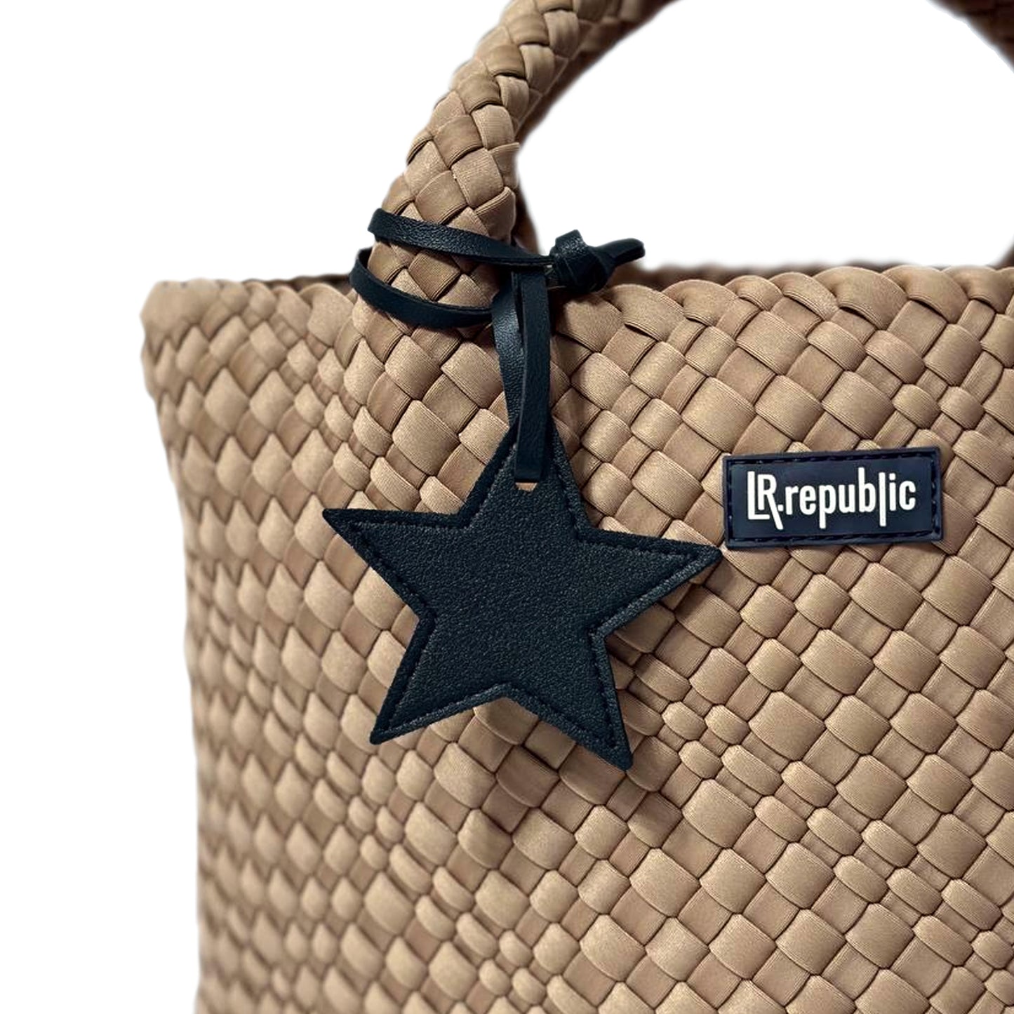 Star Bag Charm - Black