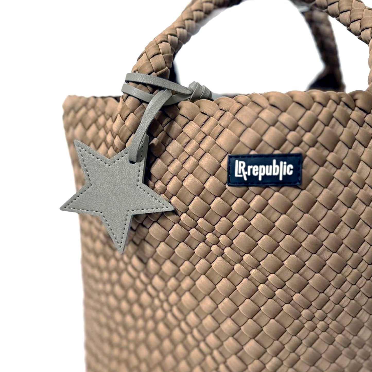 Star Bag Charm - Gray