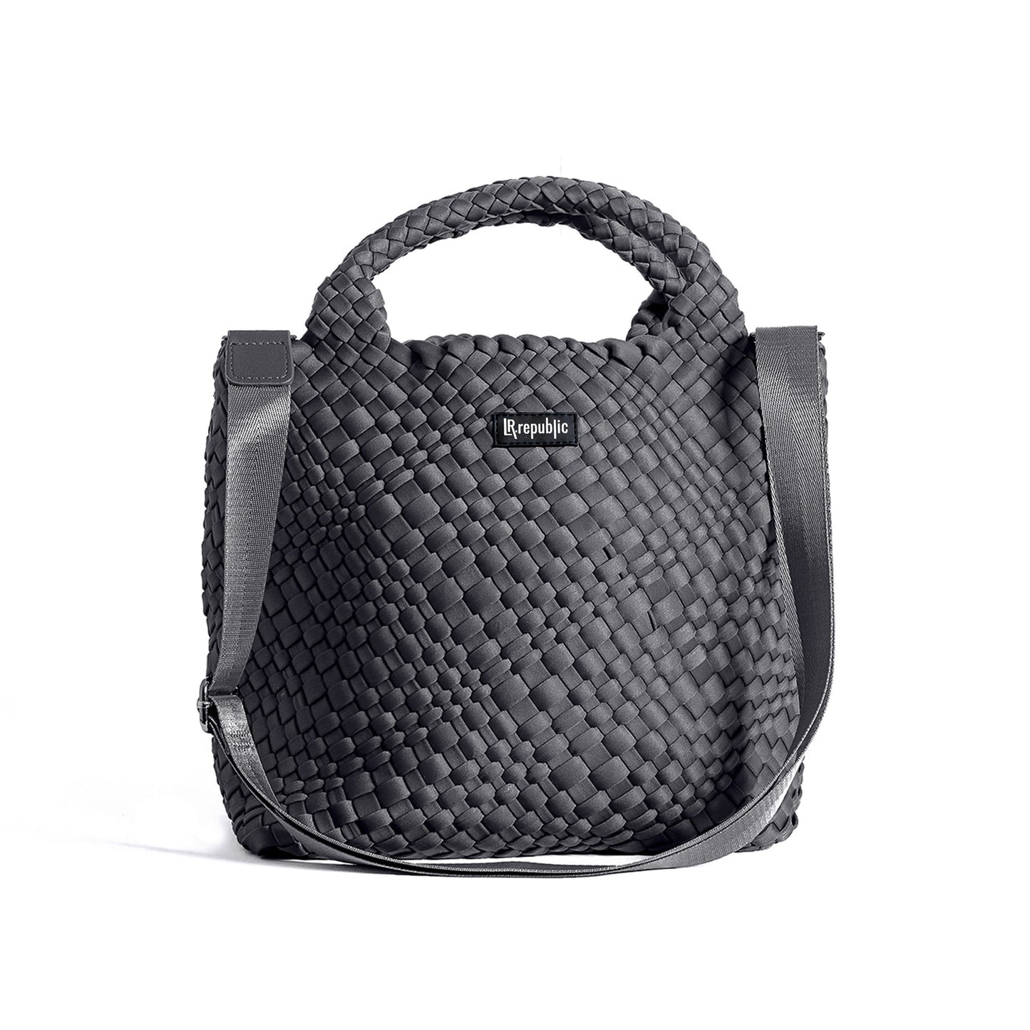 LUXE Medium Crossbody-Gray