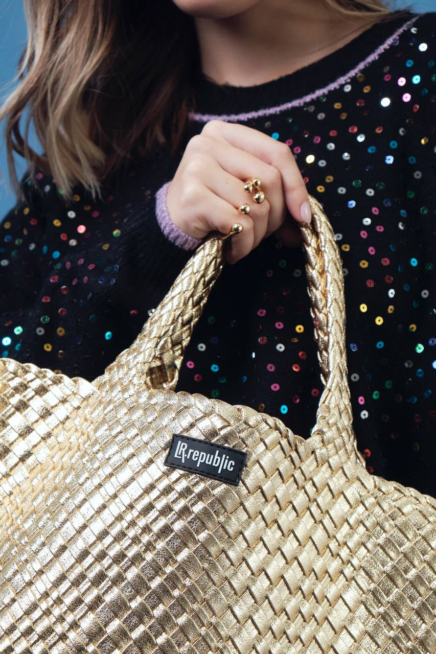 Limited Edition: Gold Luxe Handwoven Medium