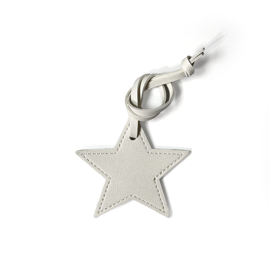 Star Bag Charm - Bone