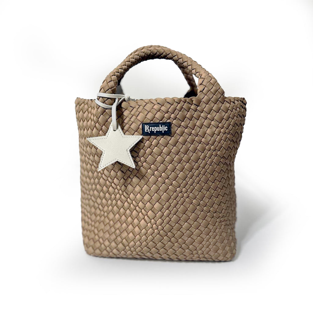 Star Bag Charm - Bone