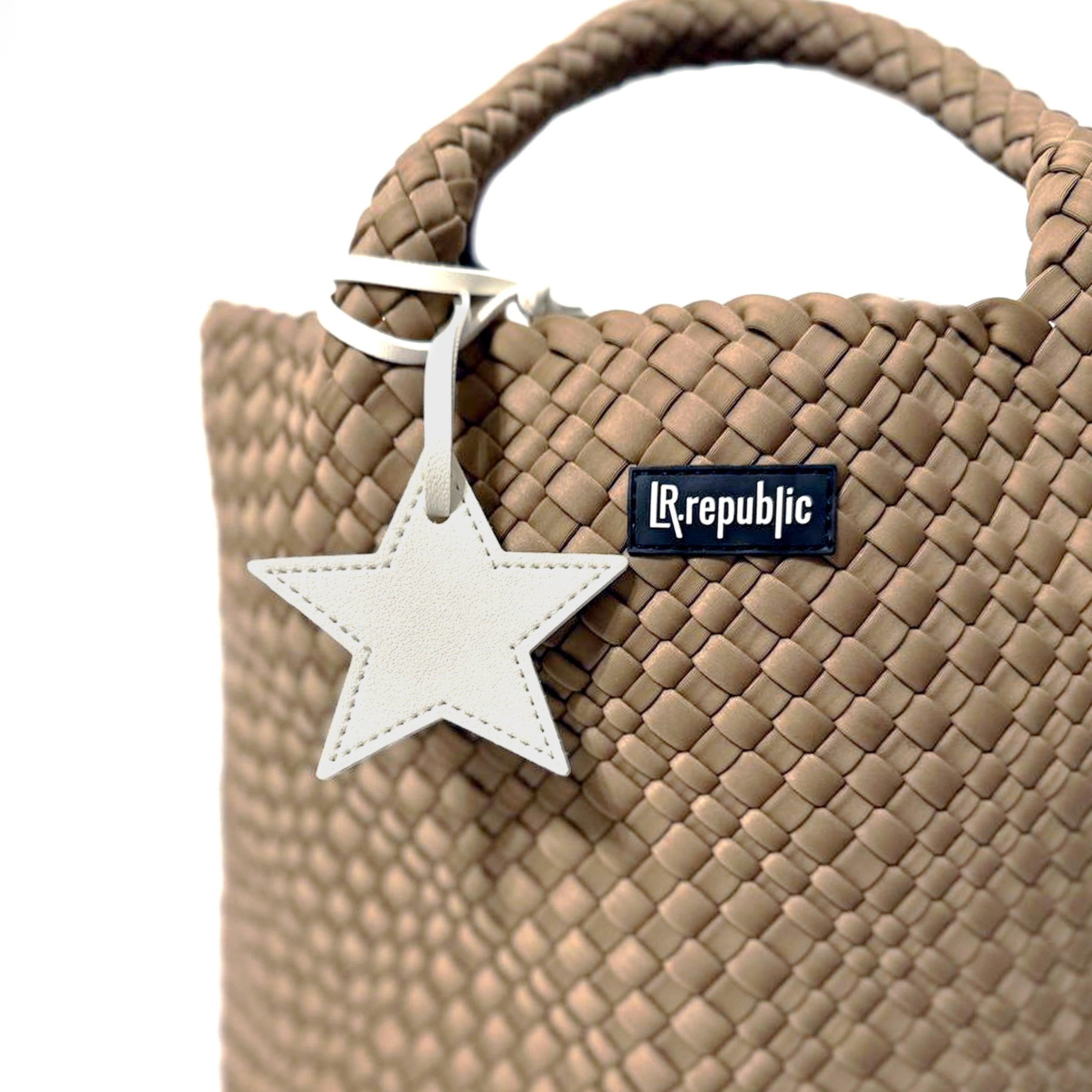 Star Bag Charm - Bone