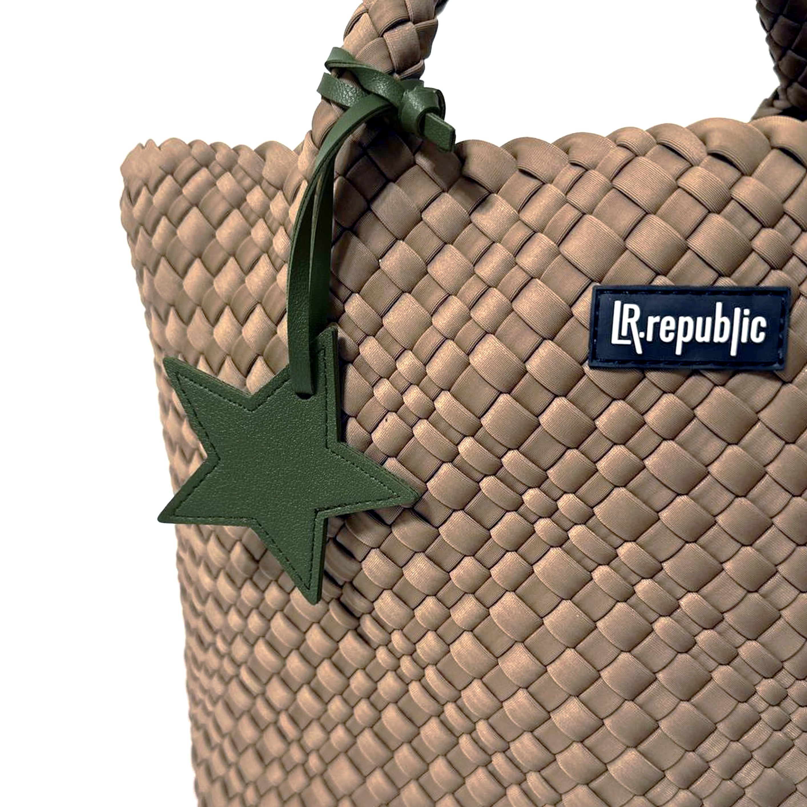 Star Bag Charm - Military Green