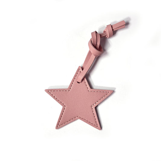 Star Bag Charm - Pale Pink