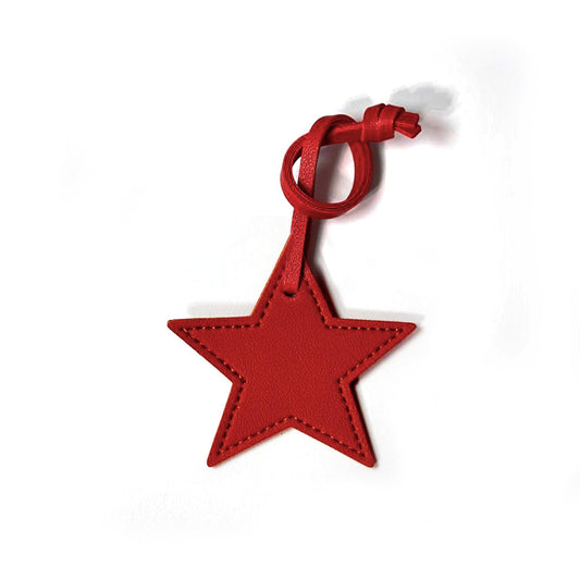 Star Bag Charm - Red