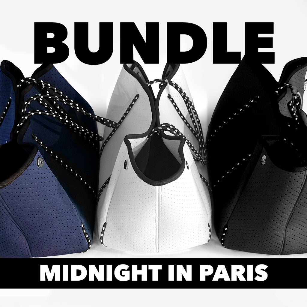 Bundle 4 - Navy Blue, White, Black